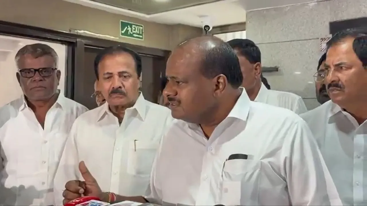 JD(S) leader and Union Minister H D Kumaraswamy