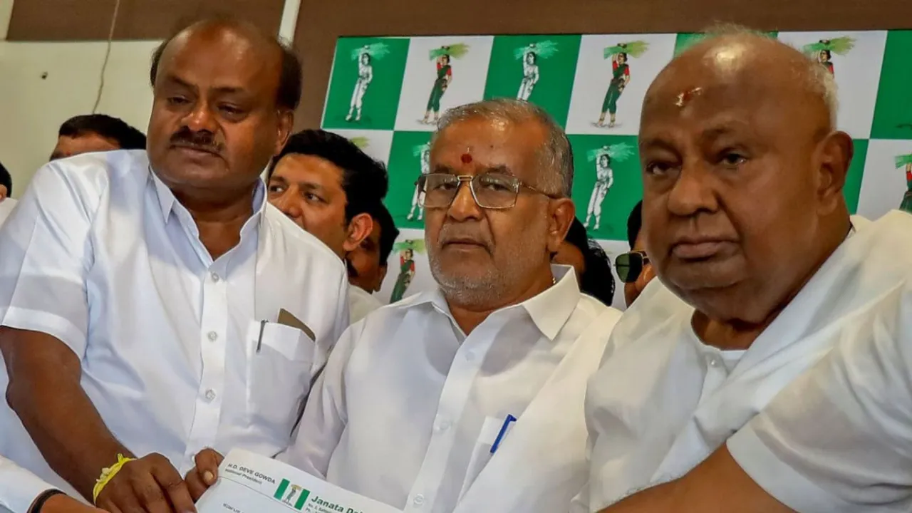 JDS Family H D Kumaraswamy H D Deve gowda
