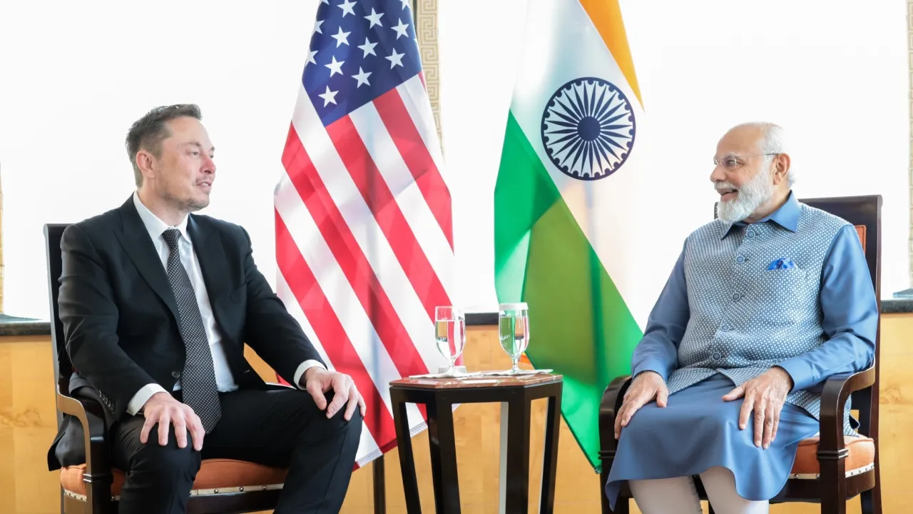 Elon Musk Narendra Modi