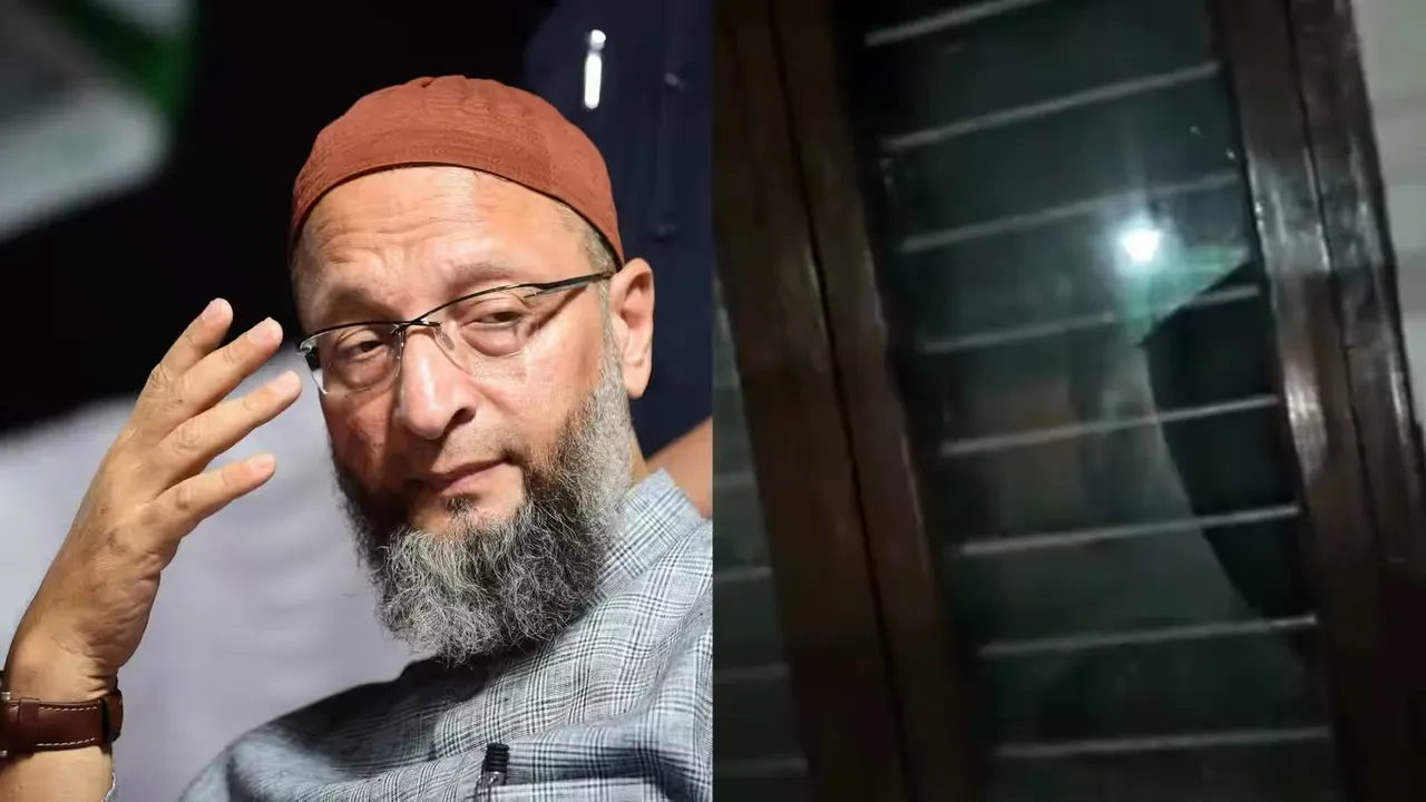 Asaduddin Owaisi house attacked