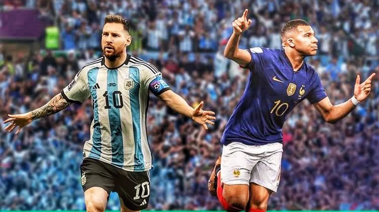 Lionel Messi and Kylian Mbappe