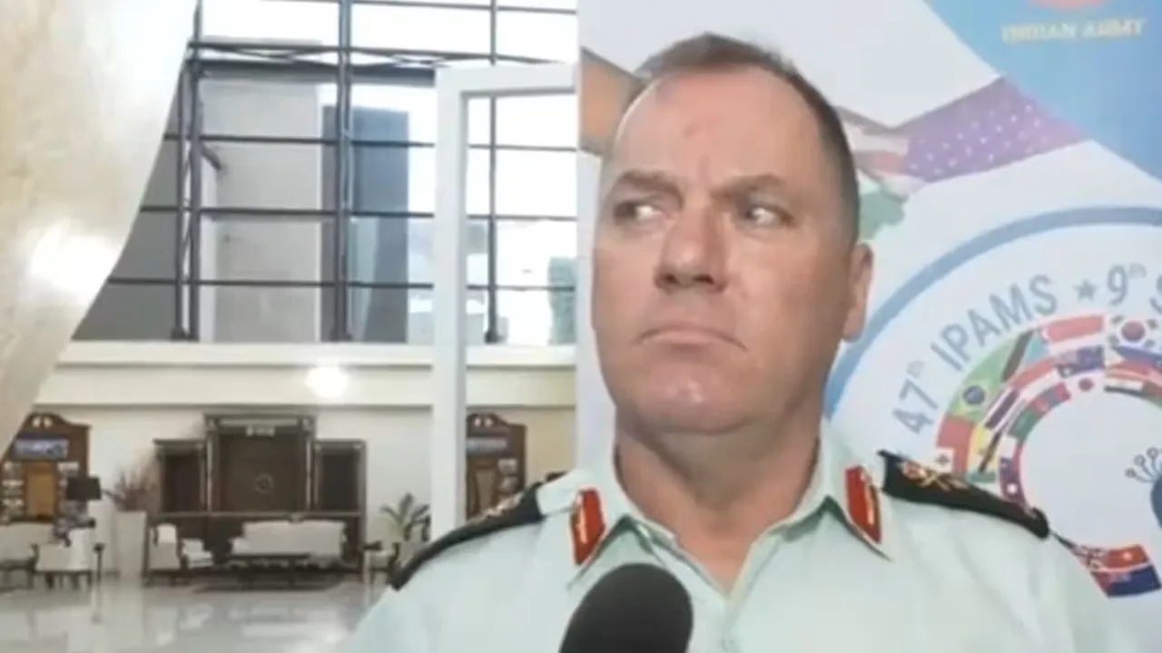 Canada's Deputy Army Chief Major General Peter Scott in New Delhi