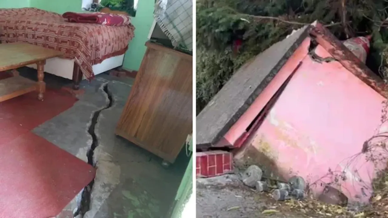 Temple collapses in Joshimath