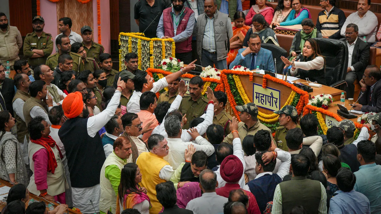 Voting for MCD Standing Committee members