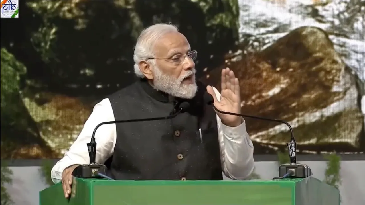PM Modi at Project Tiger event