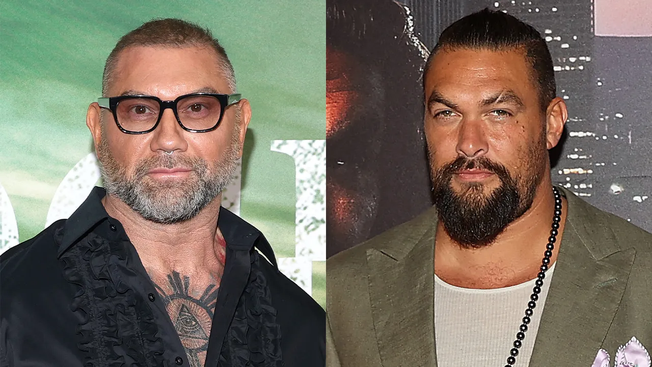 Blue Beetle Jason Momoa Dave Bautista