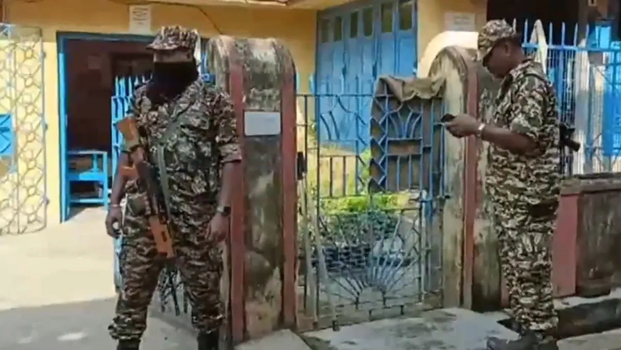 Enforcement Directorate conducts raid at the residence of TMC minister Chandranath Sinha in Bolpur, in West Bengal's Birbhum
