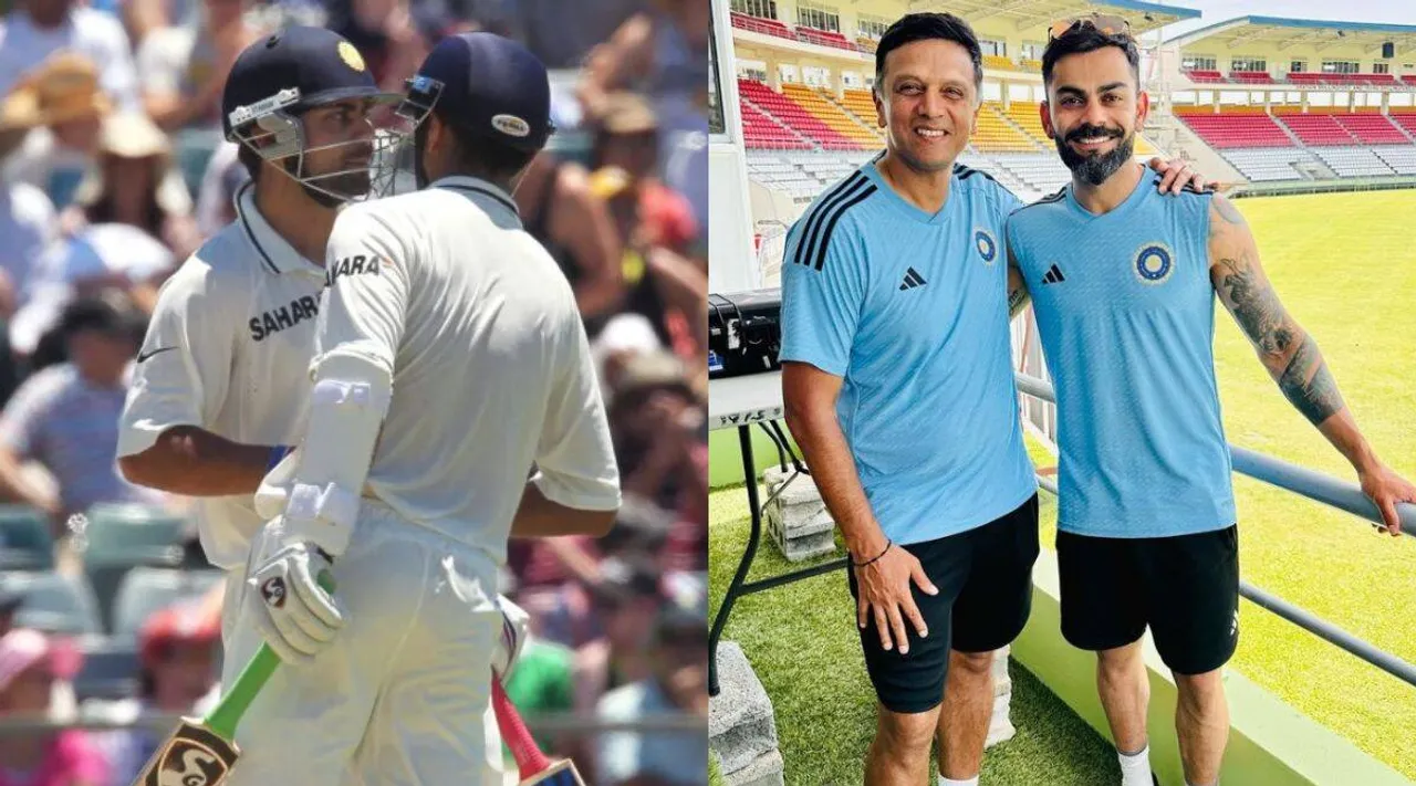 rahul dravid virat kohli