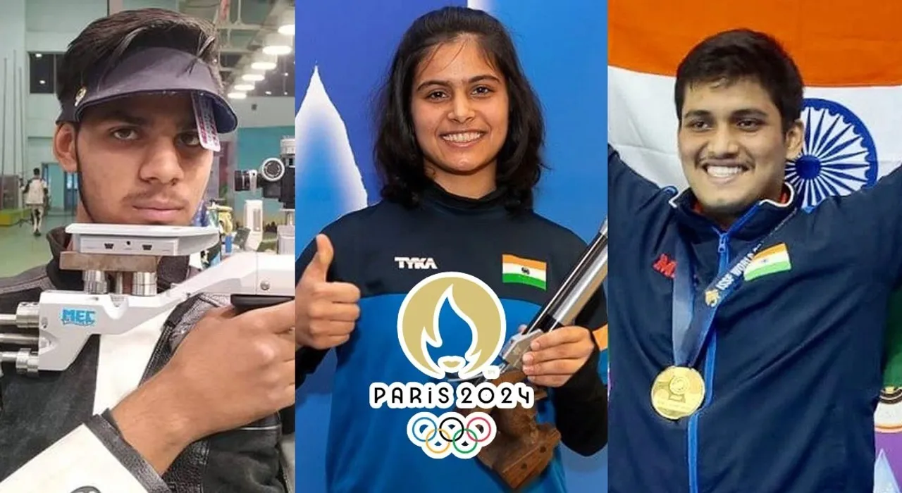 Shooting Indian Shooters Paris Olympic