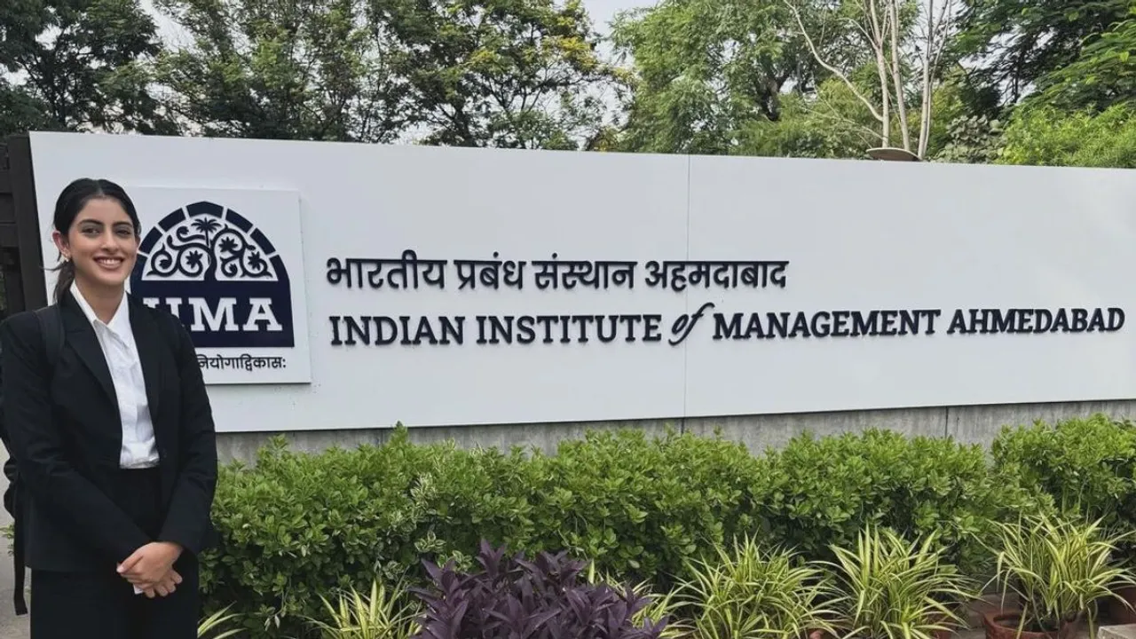 Navya Nanda at IIM Ahmedabad