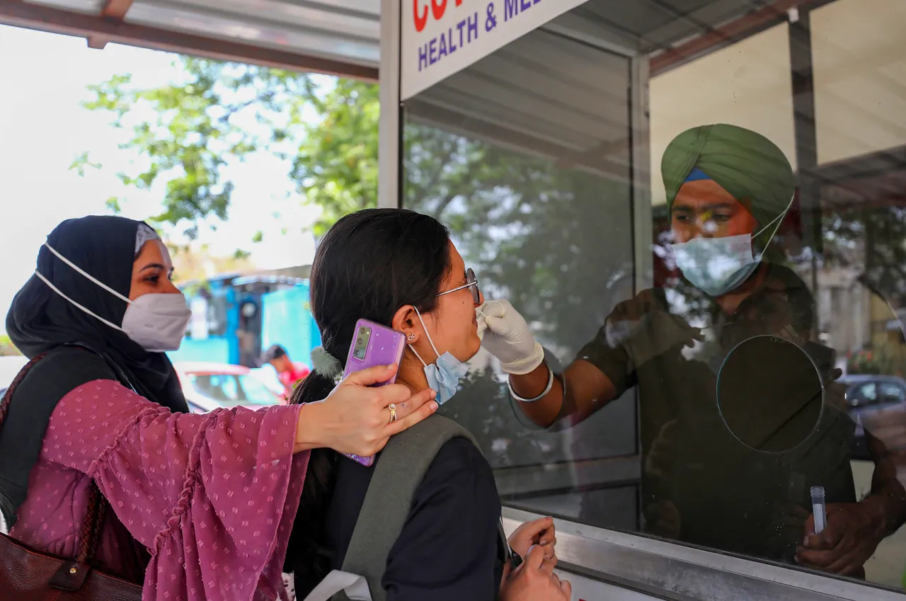 COVID testing in Jammu Covid-19 Covid Cases Coronavirus