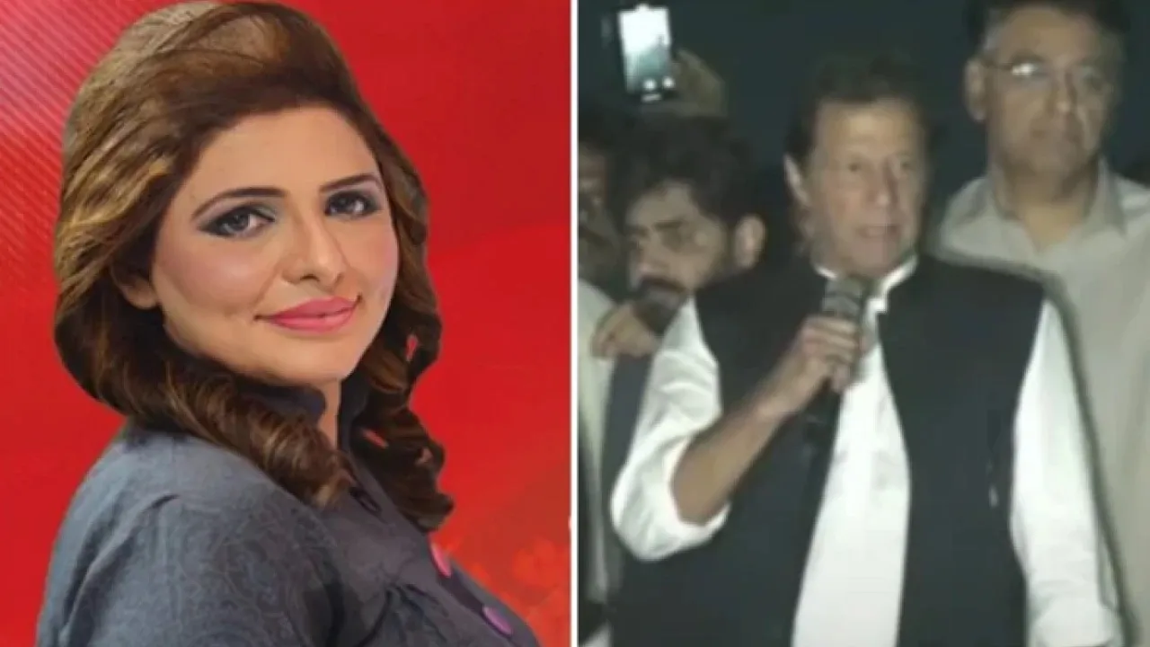 Sadaf Nadeem and Imran Khan