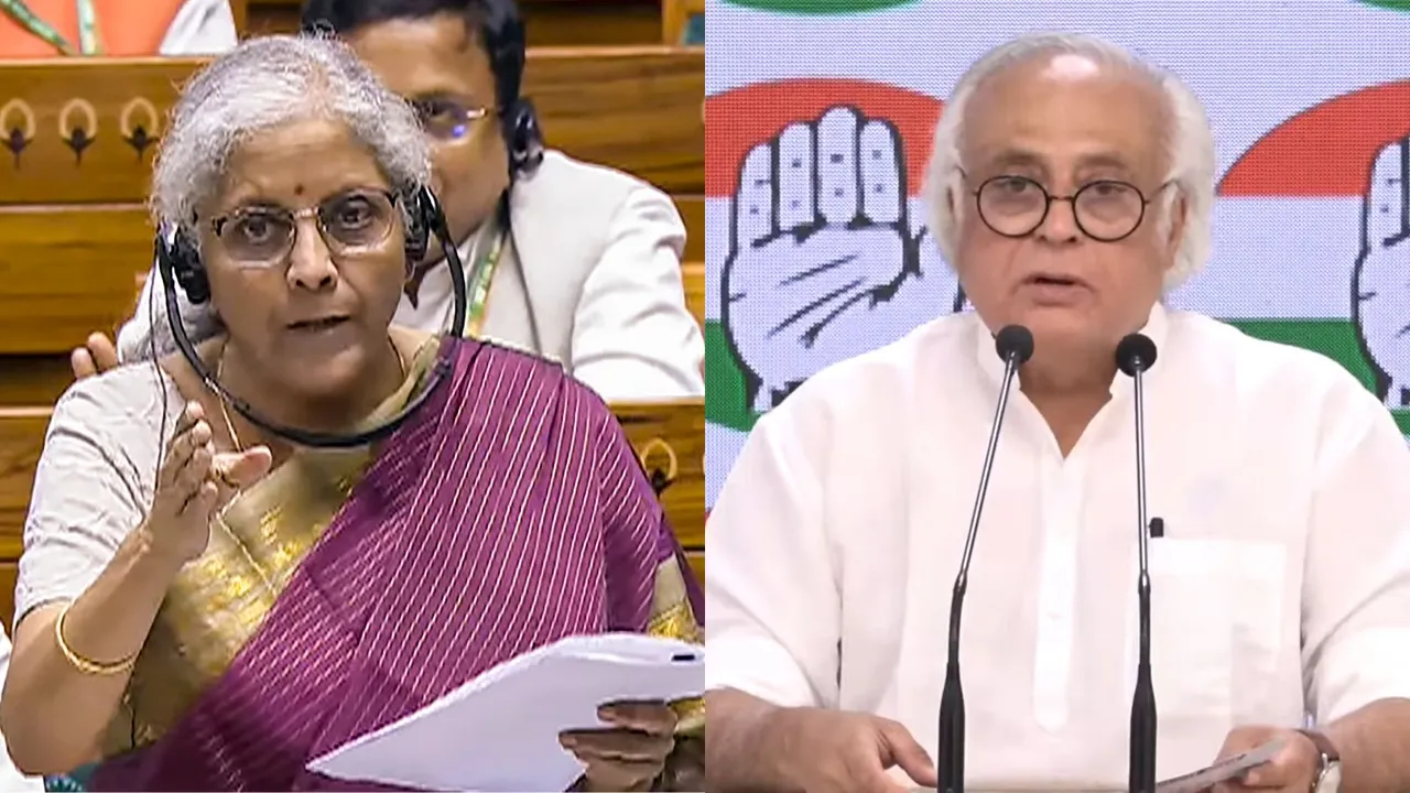 Nirmala Sitharaman Jairam Ramesh