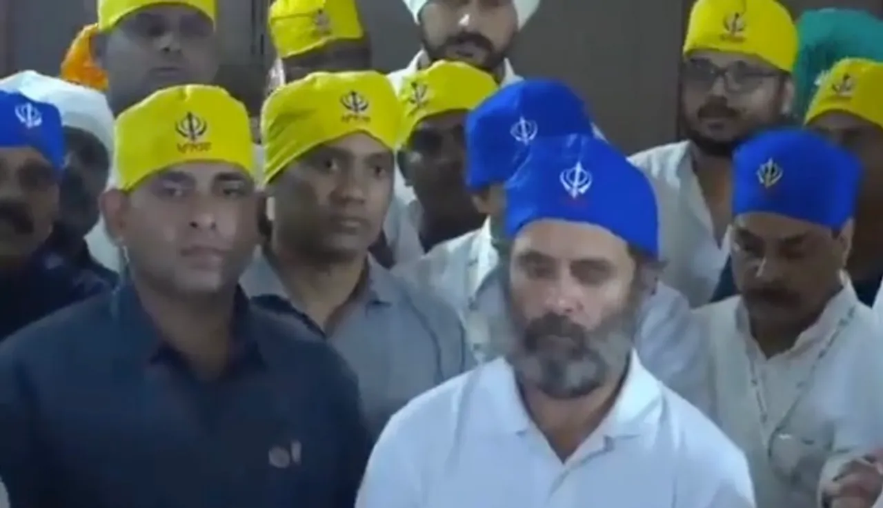 Rahul Gandhi visits Gurudwara on Guru Nanak Jayanti