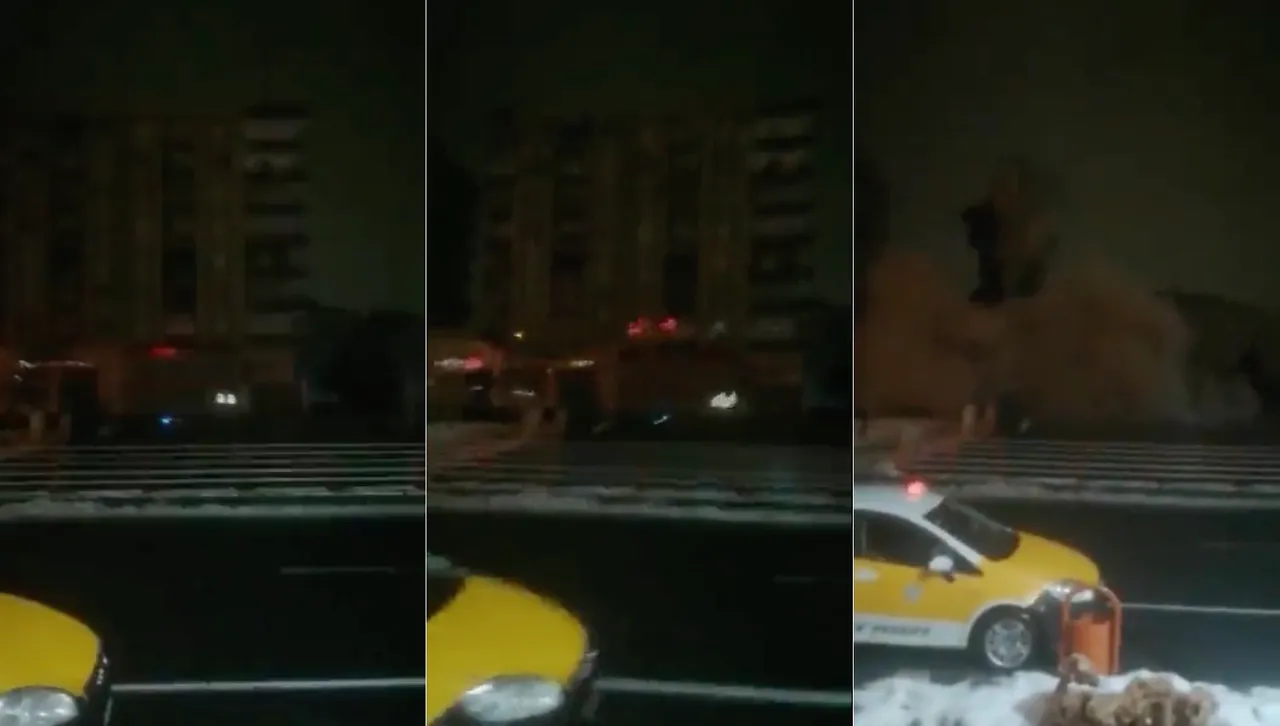 Building collapse video in turkey earthquake