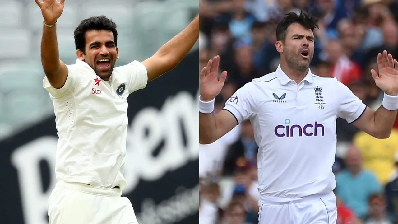 Zaheer Khan James Anderson