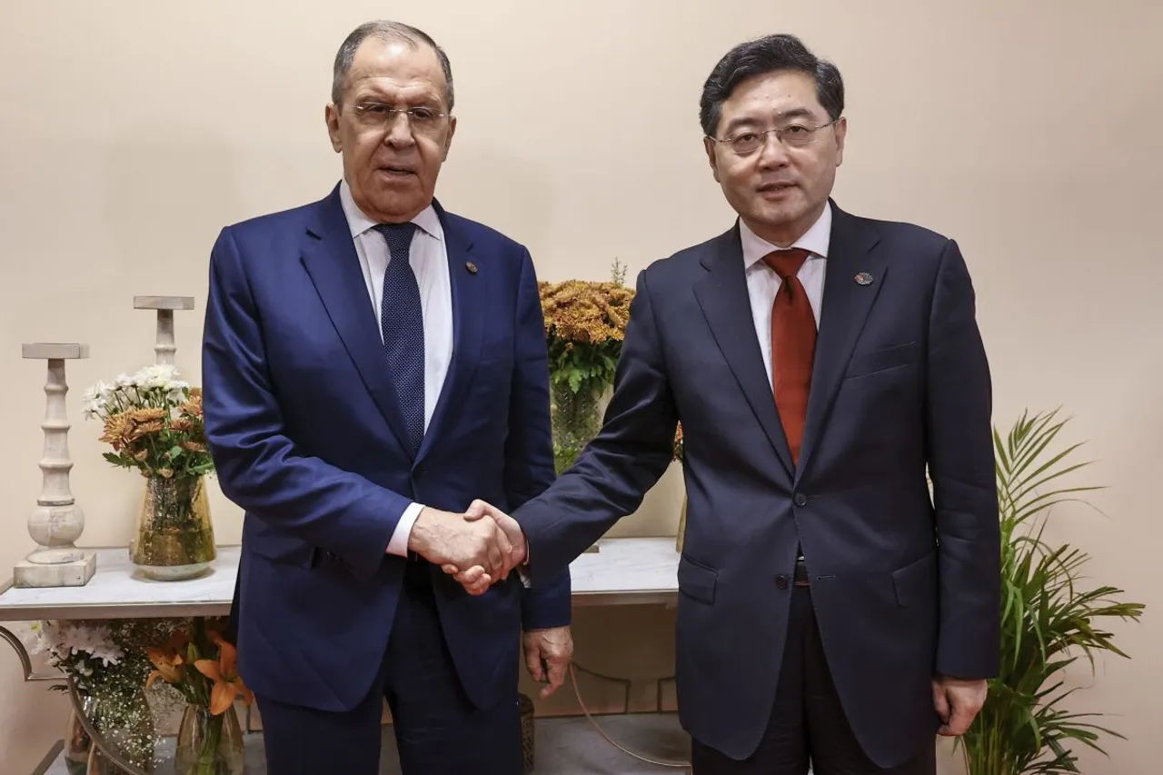 Qin gang Sergey Lavrov China Russia