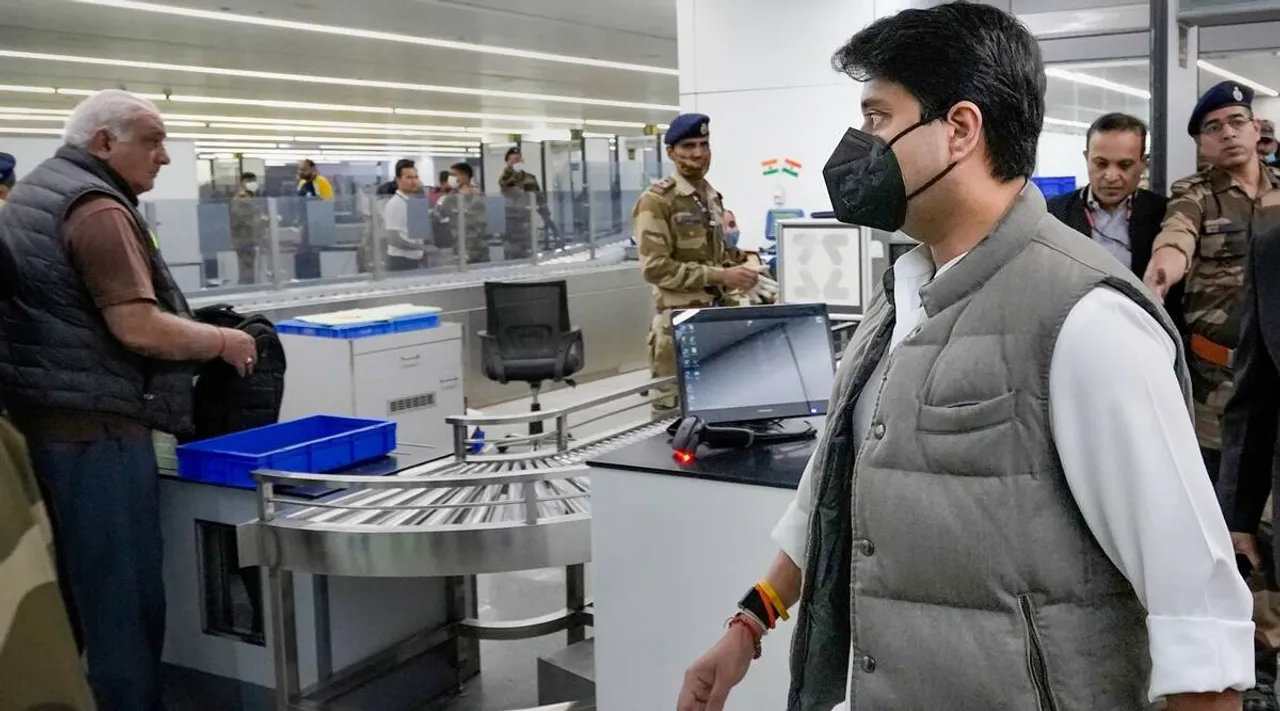 Jyotiraditya Scindia IGI Airport Delhi