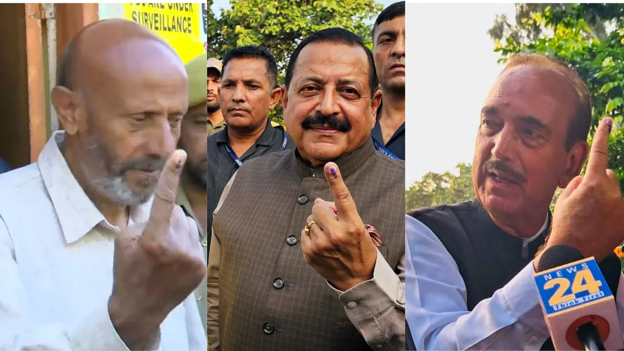 Engineer Rashid Jitendra Singh Ghulam Nabi Azad