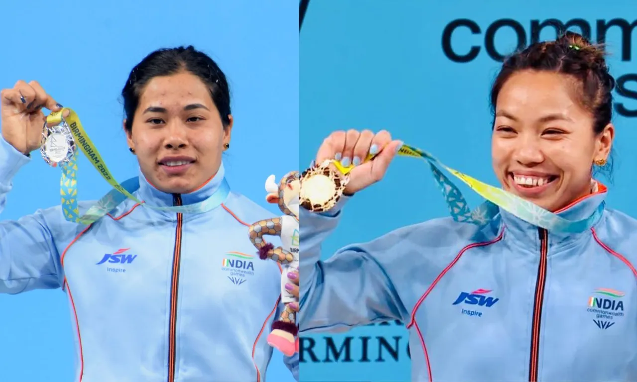 Mirabai Chanu and Bindyarani Devi.jpg