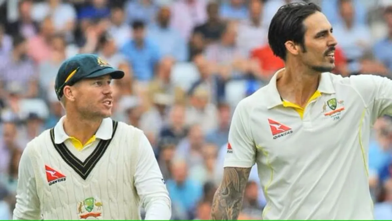 David Warner Mitchell Johnson