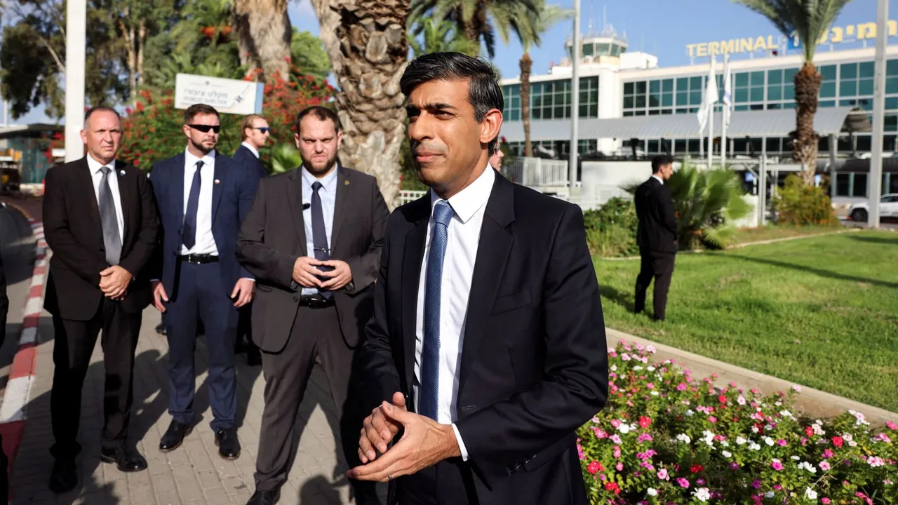 Rishi Sunak in Israel