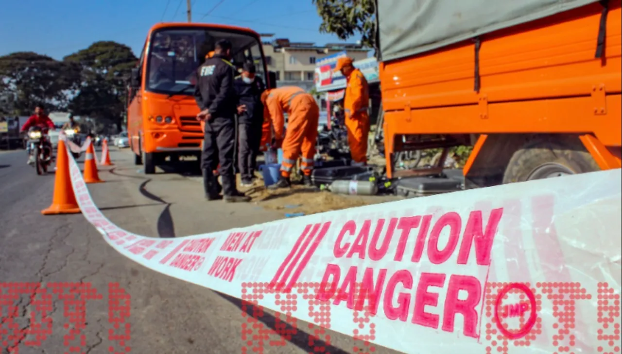 Chlorine gas leak