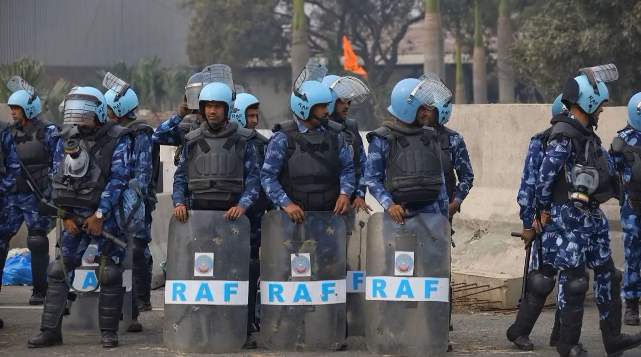 Heavy security at Delhi's Singhu border