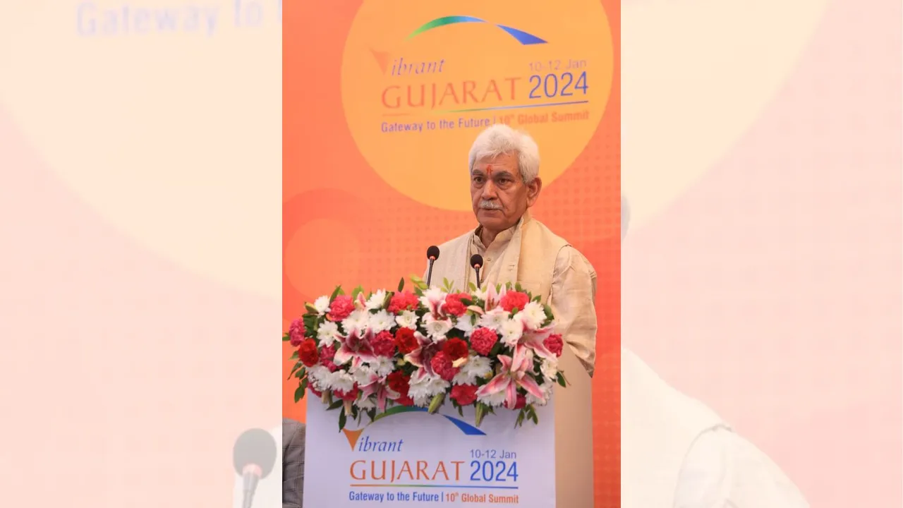 Manoj Sinha Vibrant Gujarat
