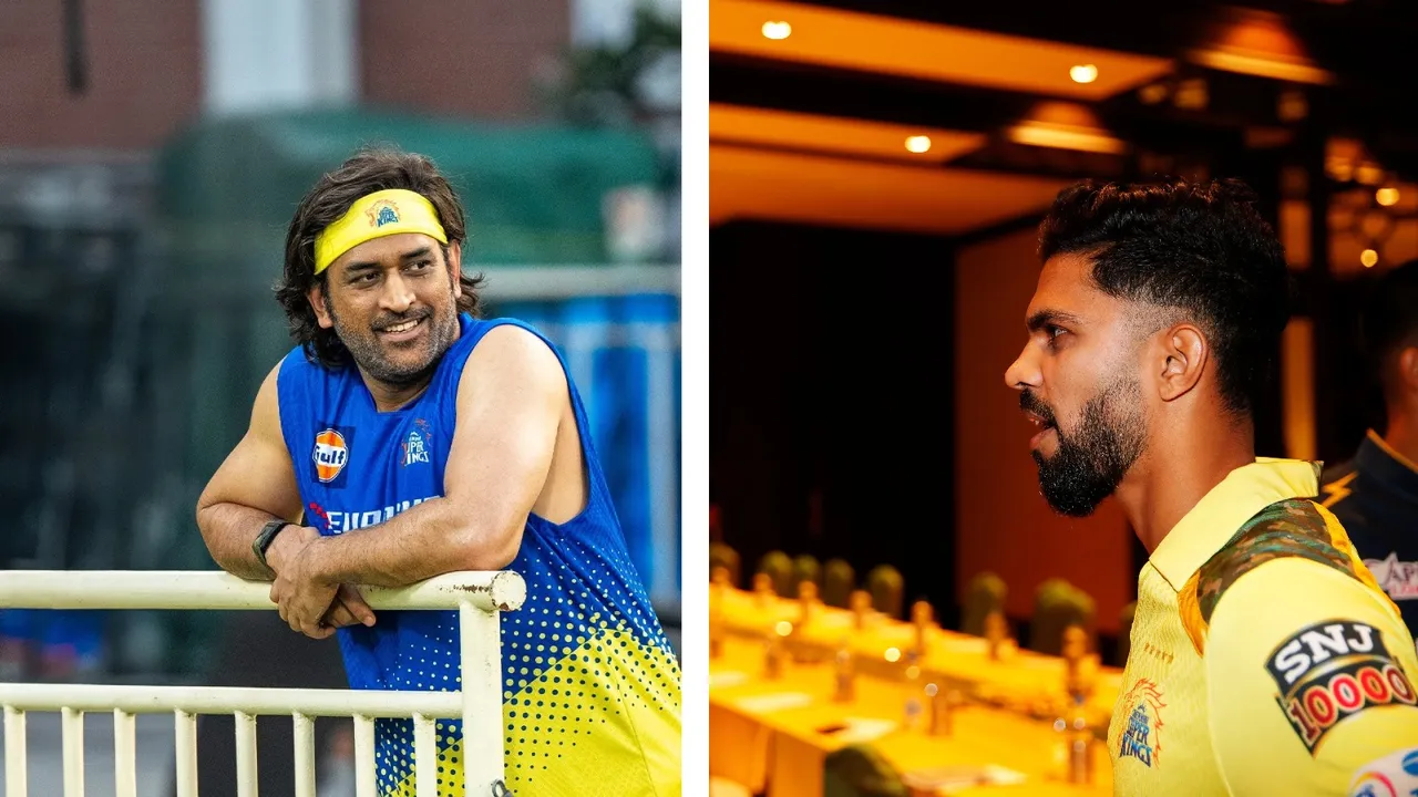 MS Dhoni Ruturaj Gaikwad