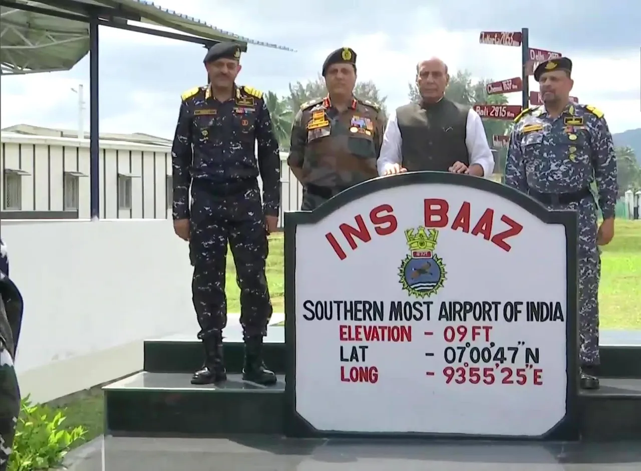 INS Baaz Indian Navy Rajnath Singh
