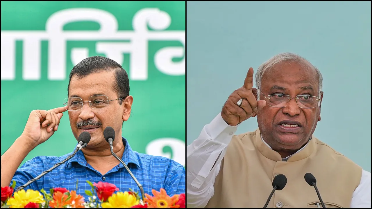 Arvind Kejriwal Mallikarjun Kharge
