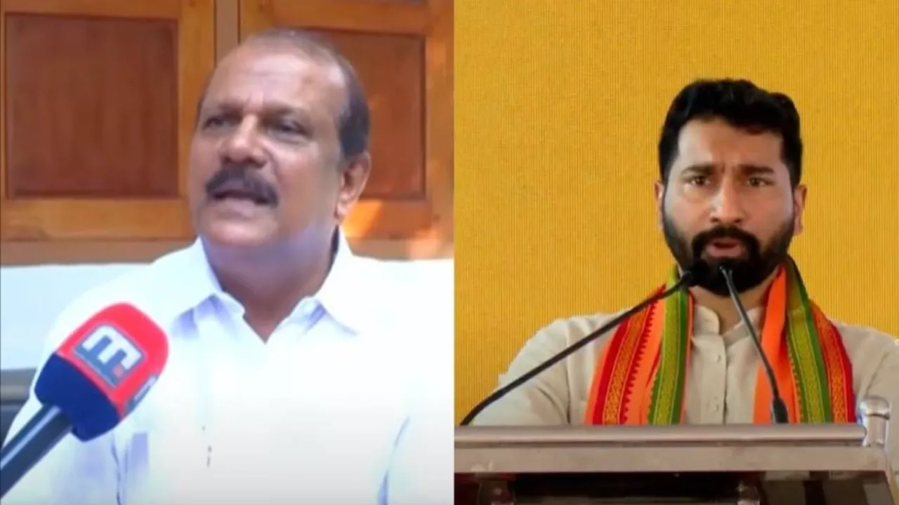 P C George and Anil Antony