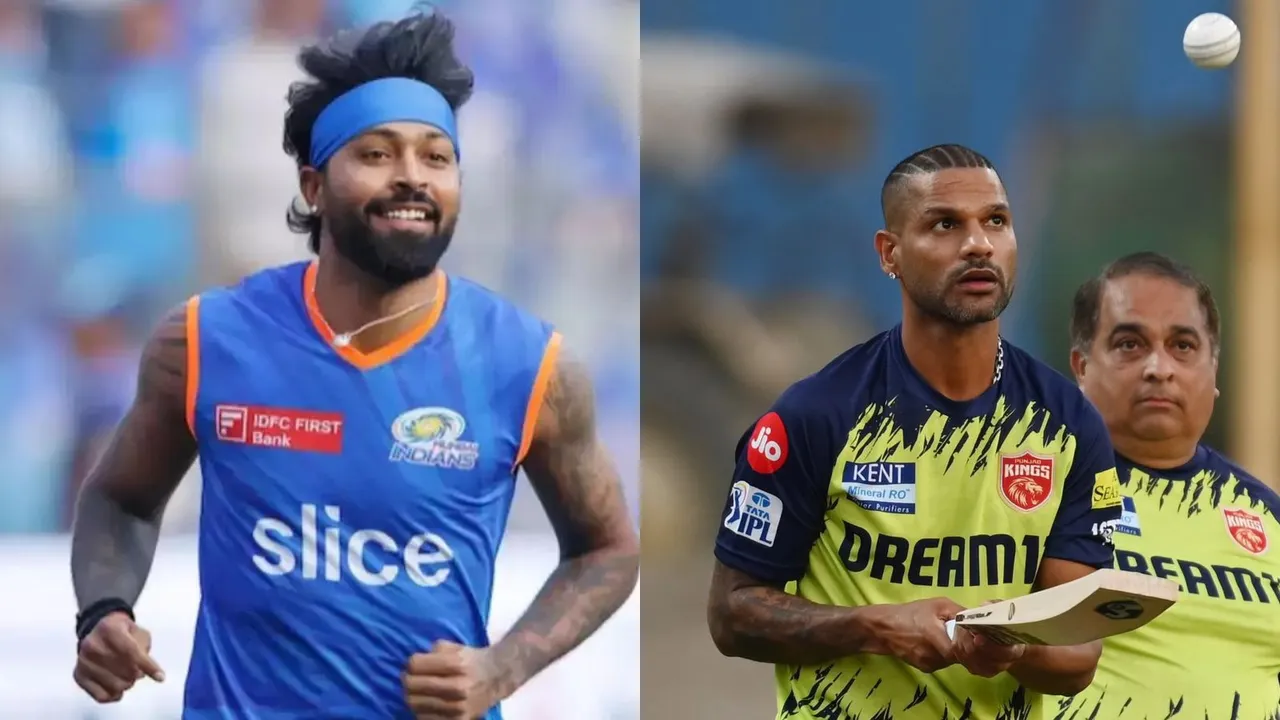 Hardik Pandya Shikhar Dhawan
