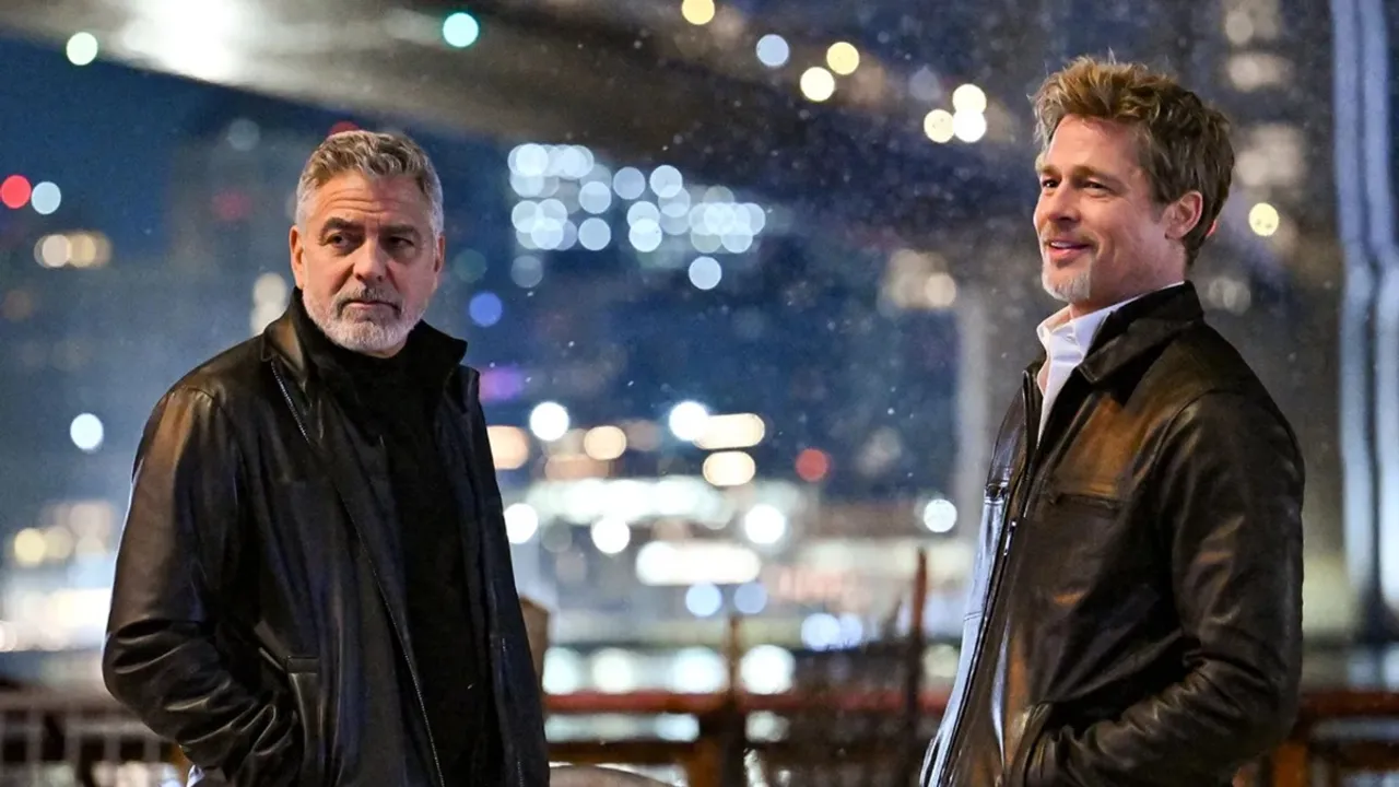 George Clooney and Brad Pitt