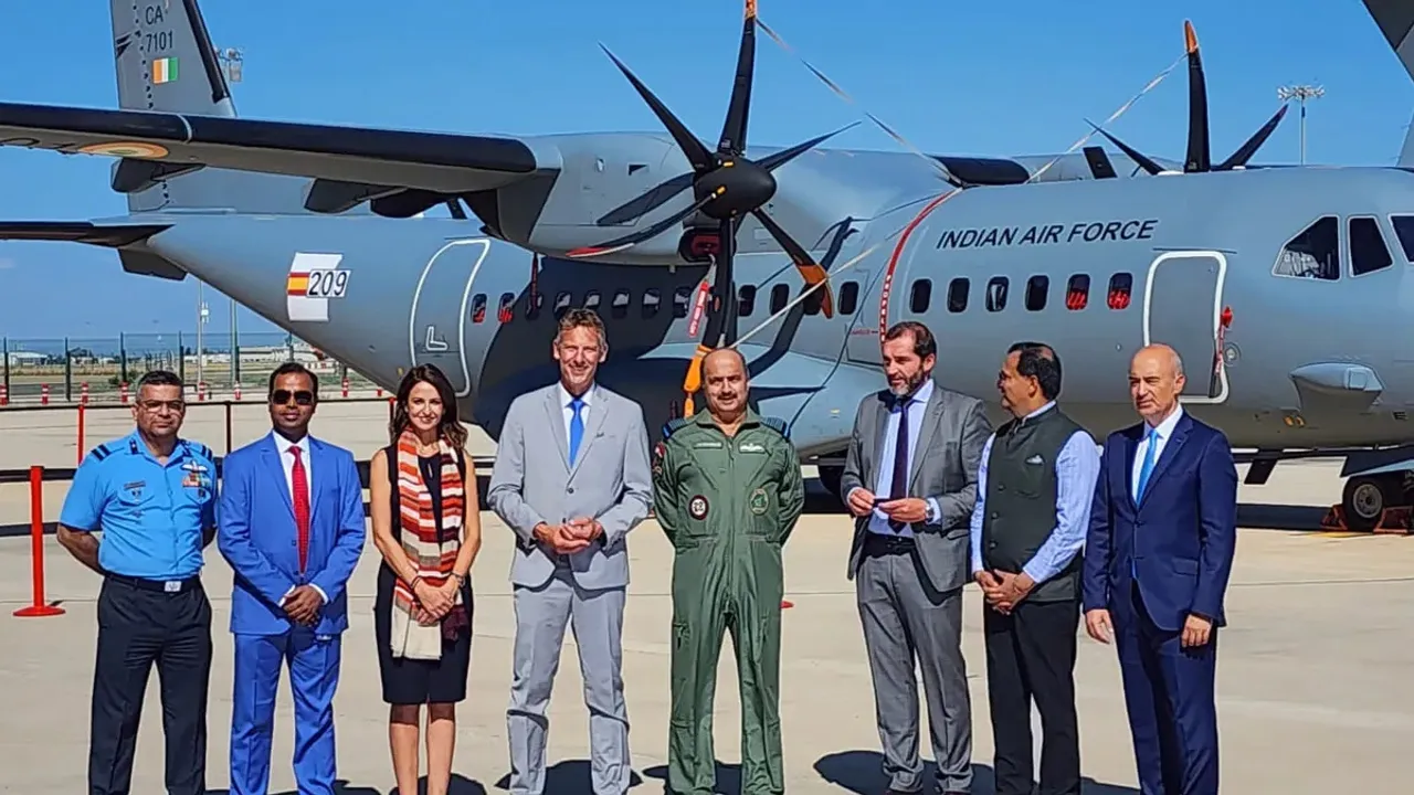 Indian Air Force Chief C-295 aircraft