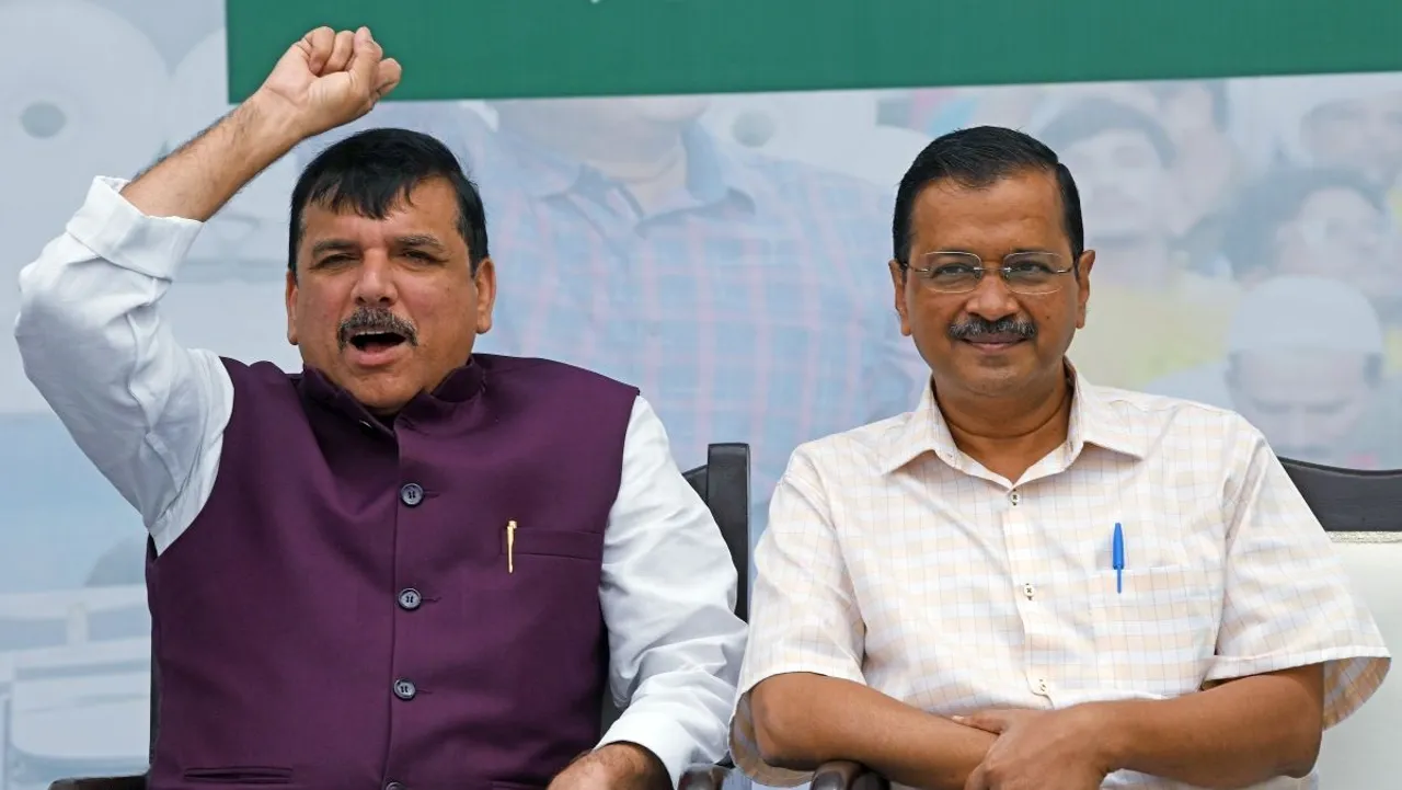 Sanjay Singh Arvind Kejriwal