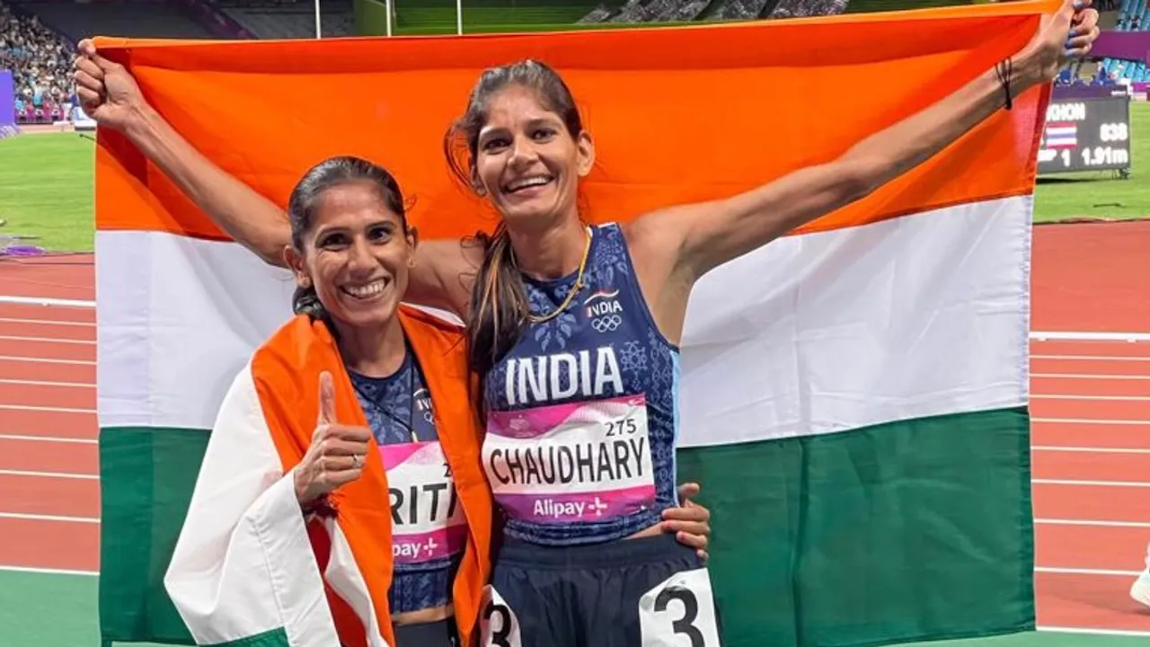 Parul Chaudhary and Priti