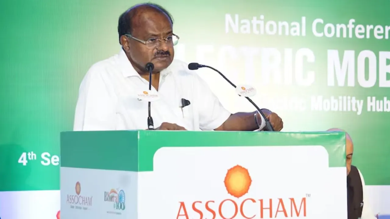 Union Heavy Industries Minister H D Kumaraswamy (File image)