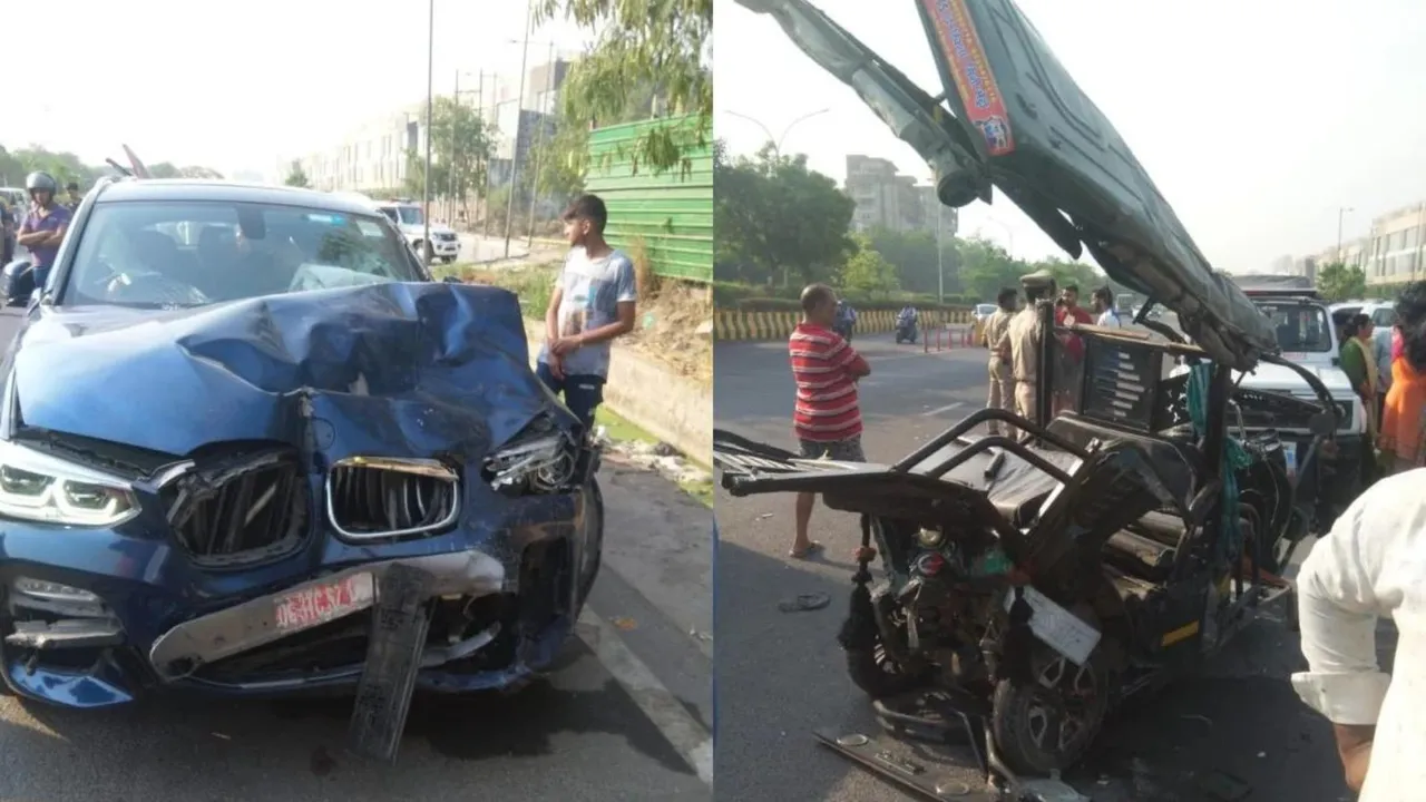 Noida BMW Accident
