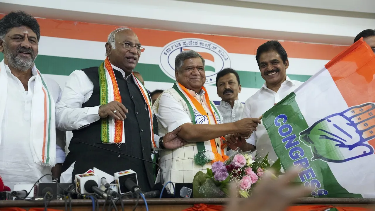 Jagadish Shettar joins Congress