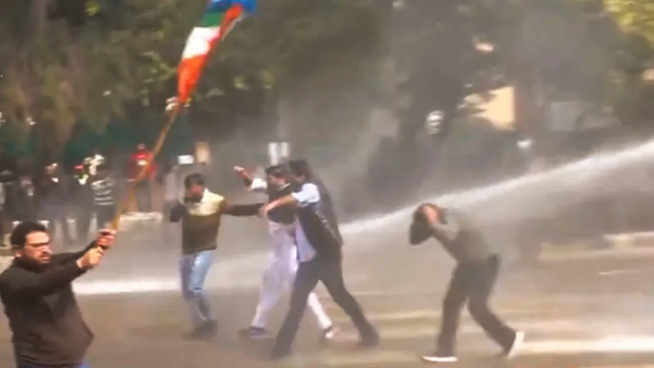 Chandigarh mayoral polls Water Canon