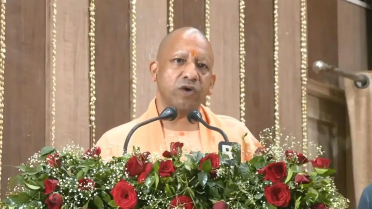 Adityanath Yogi speaking