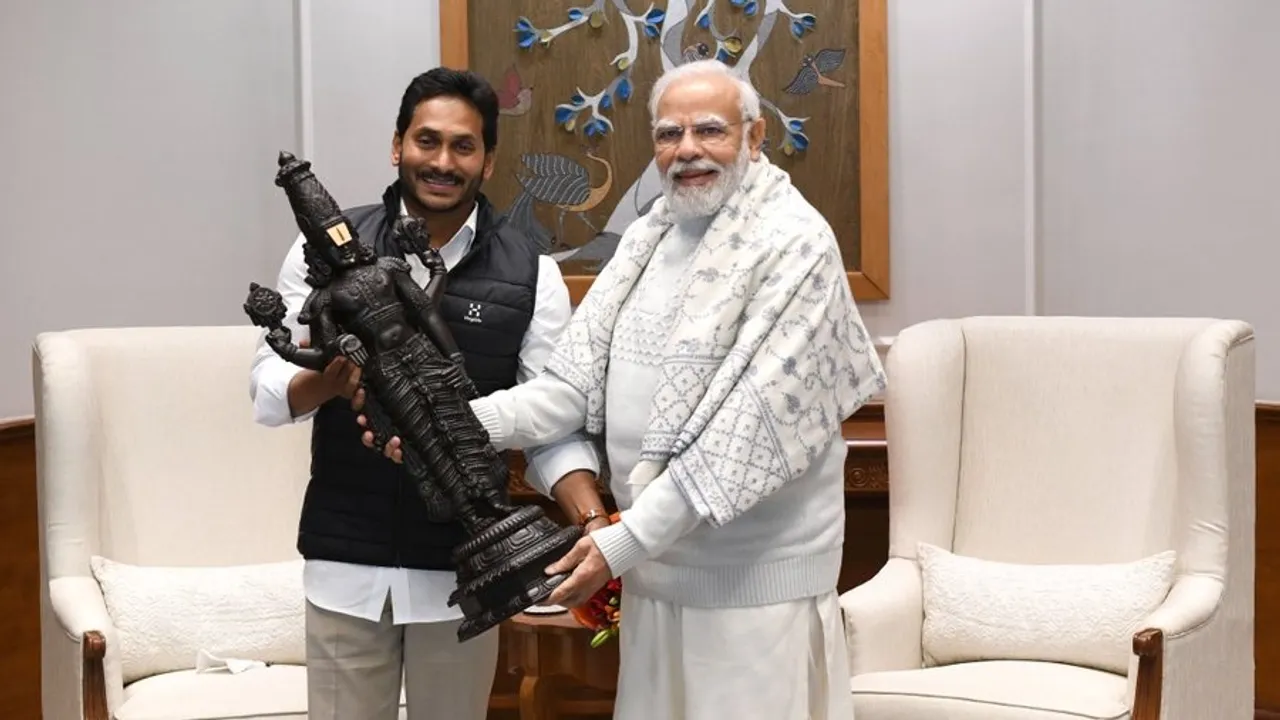 YS Jagan Mohan Reddy and Narendra Modi