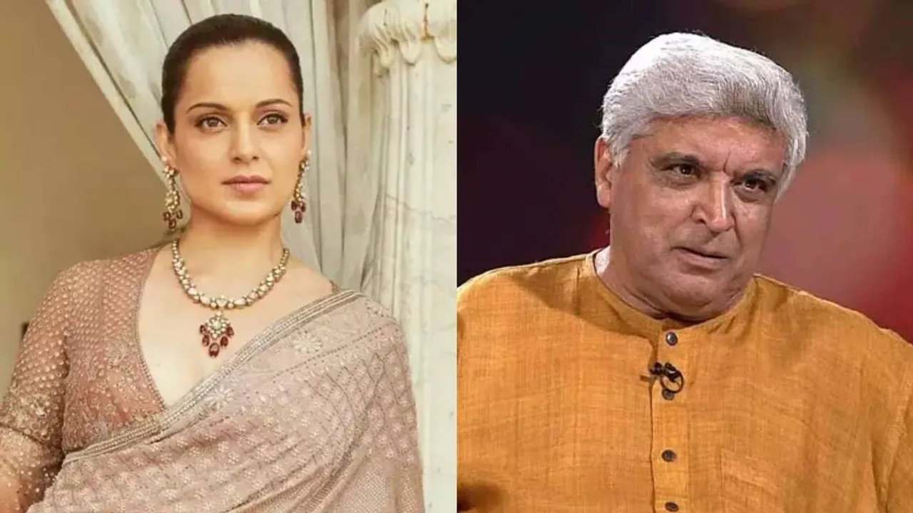 Kangana Ranaut and javed akhtar 