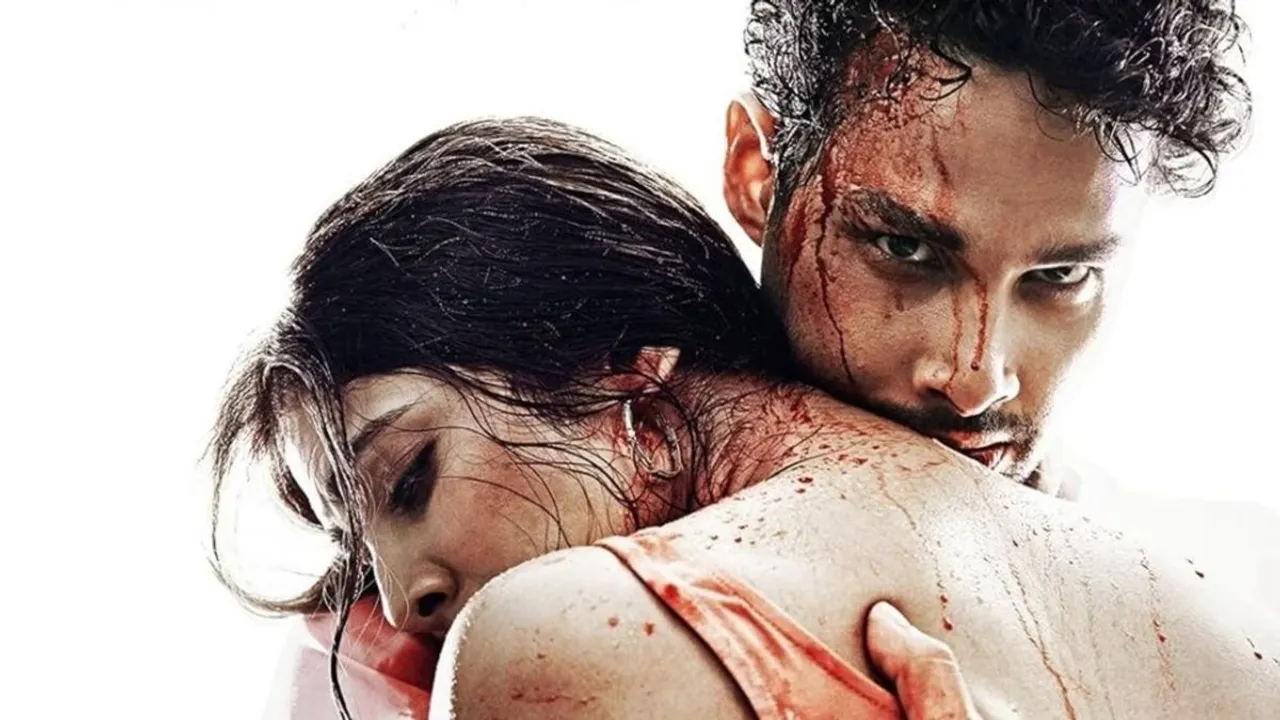 Malavika Mohanan and Siddhant Chaturvedi in a still from Yudhra