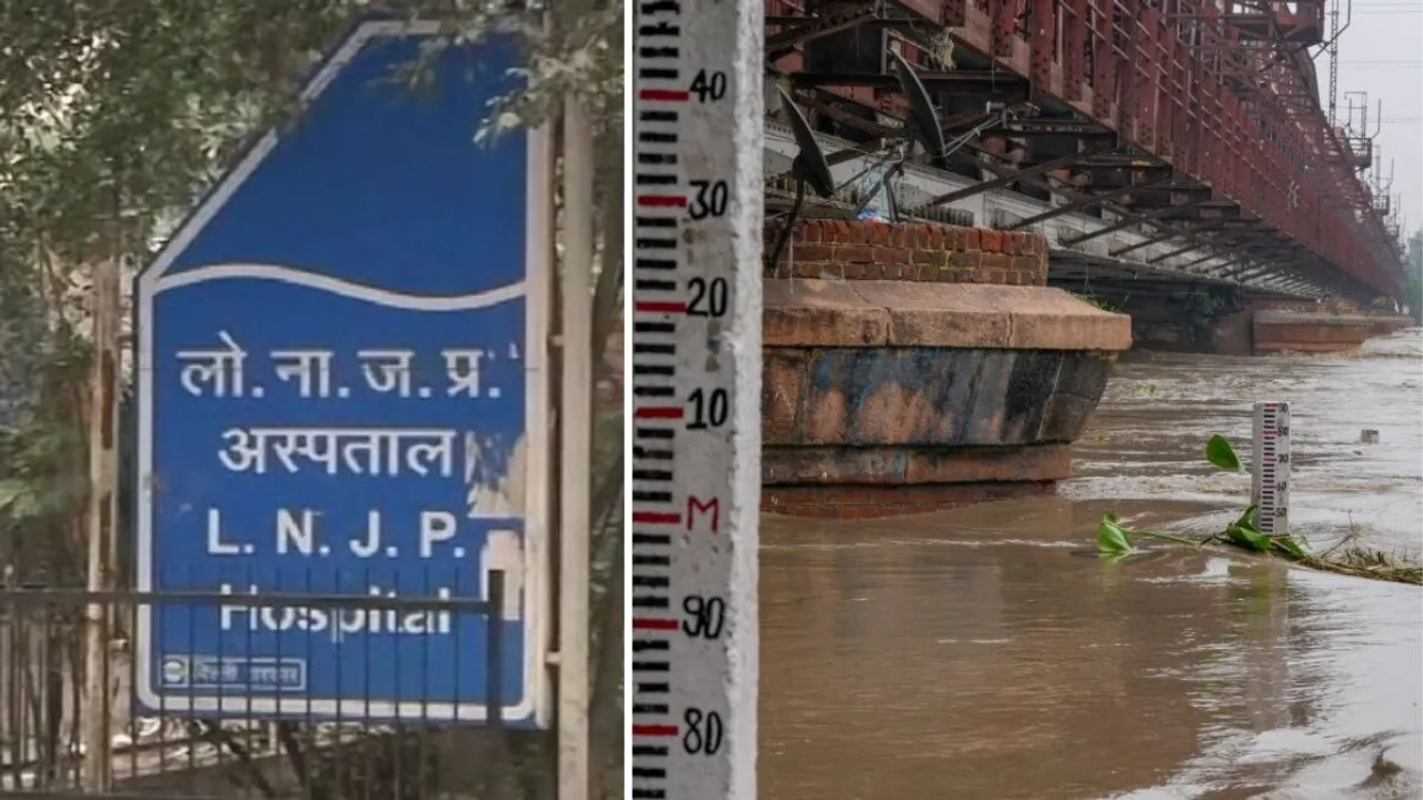Delhi Flood LNJP Hospital