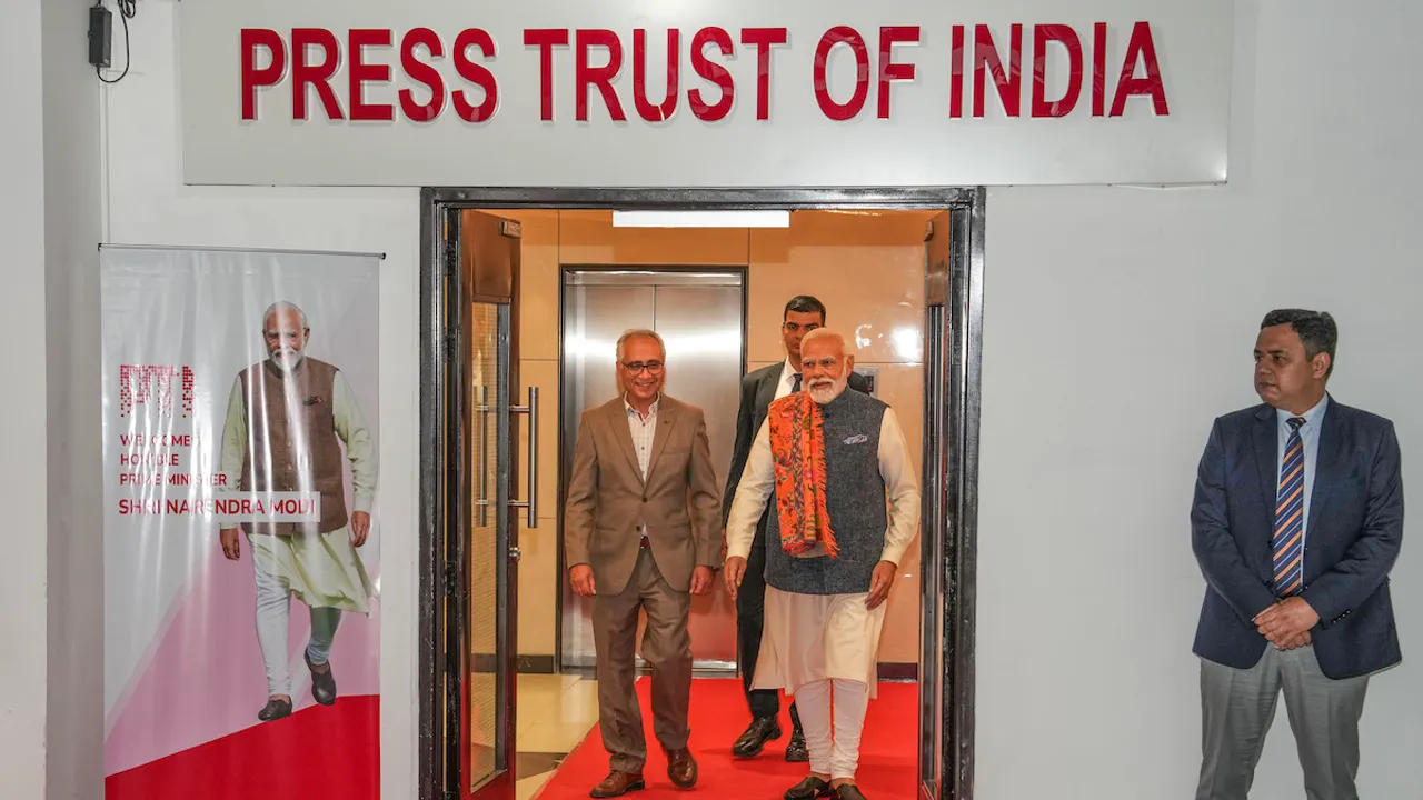 Modi visits PTI