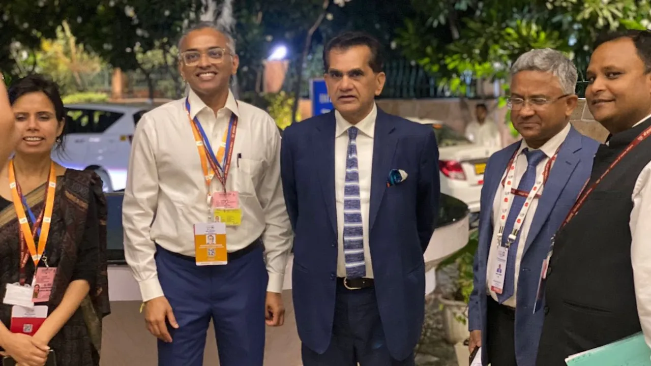 Amitabh Khant with G20 team