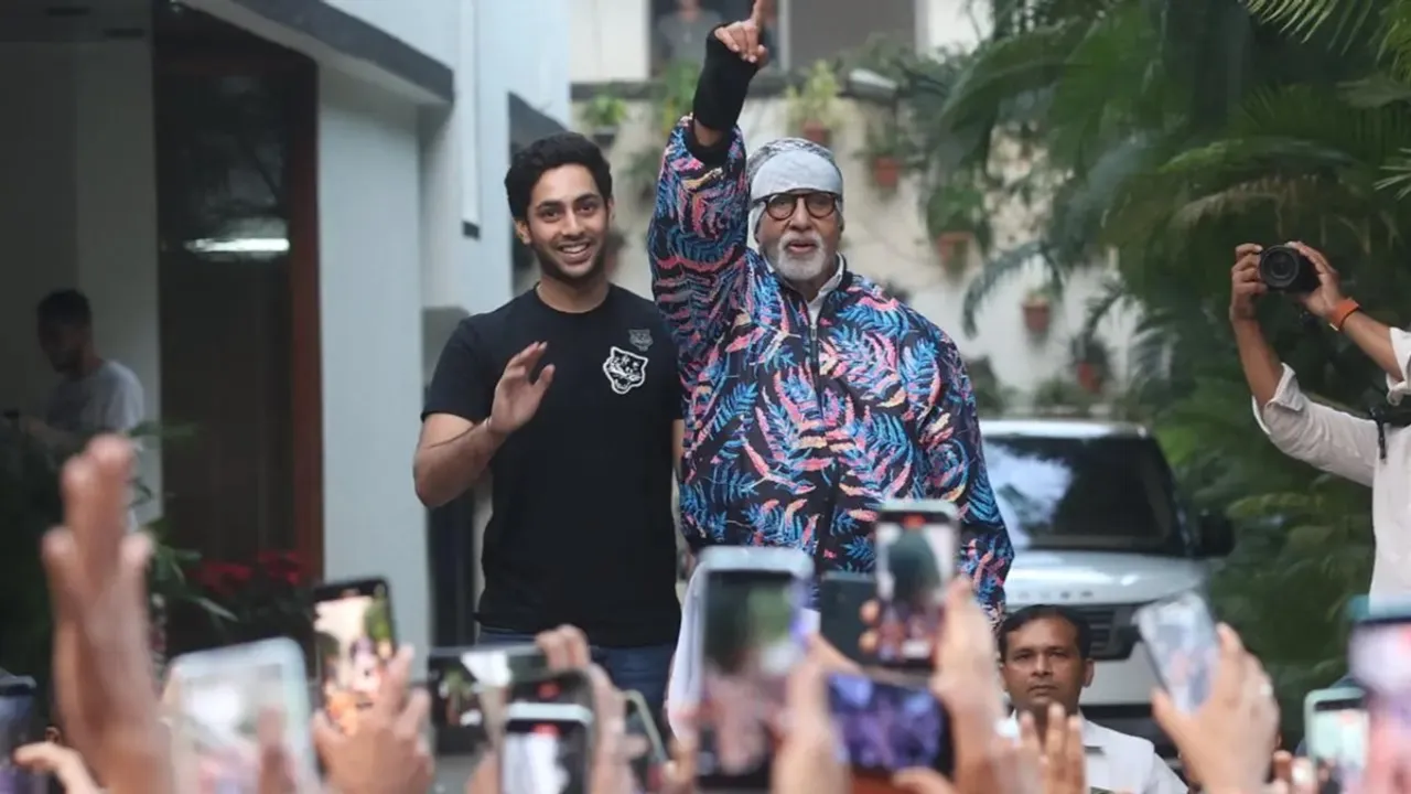Agastya Nanda Amitabh Bachchan